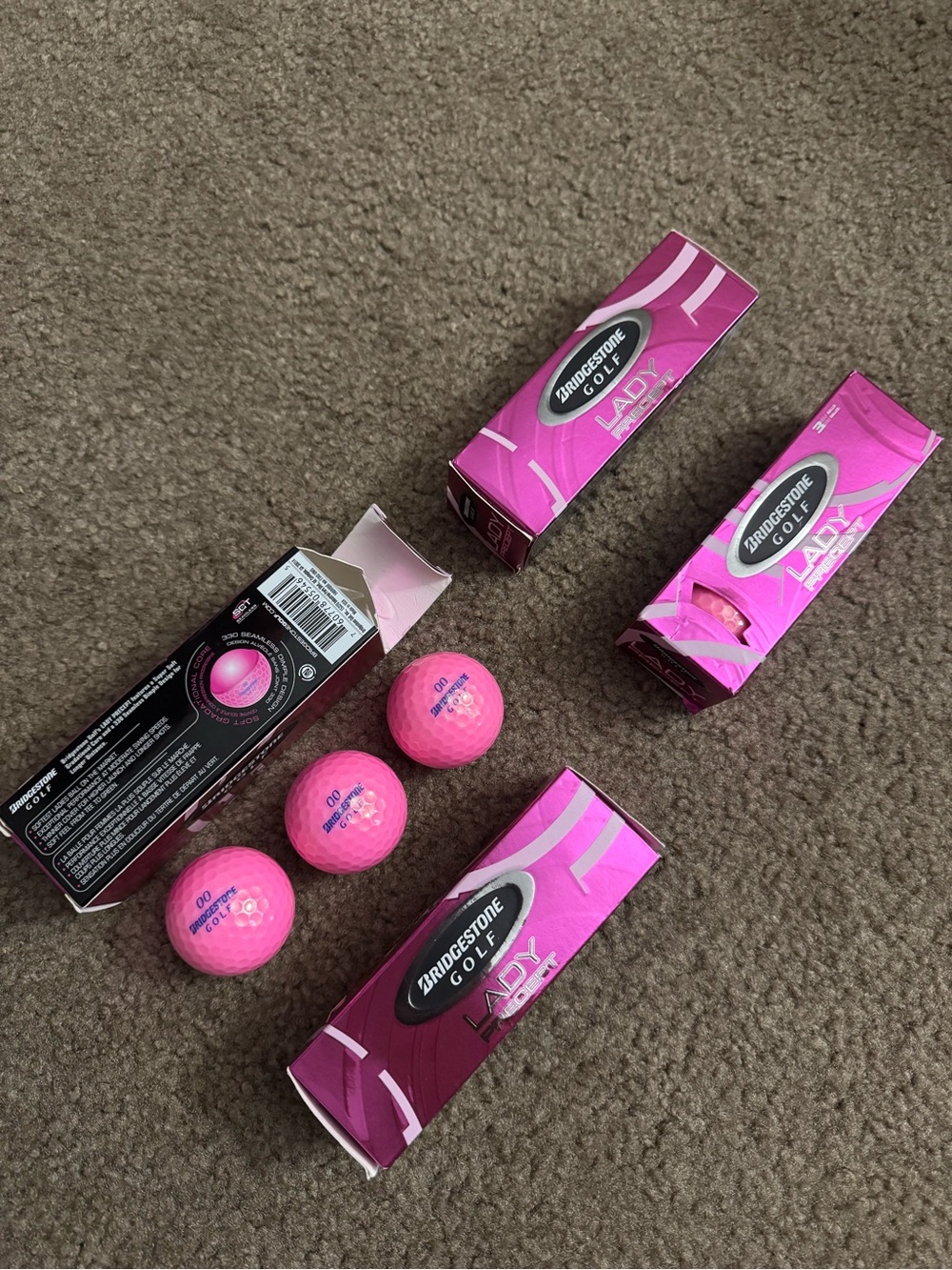 Lady Pink Golf Balls - Pack of 12 balls NEW
